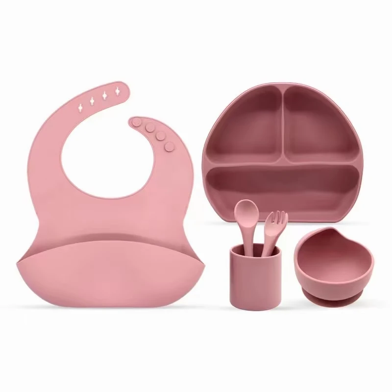 pink baby feeding set pink baby feeding set