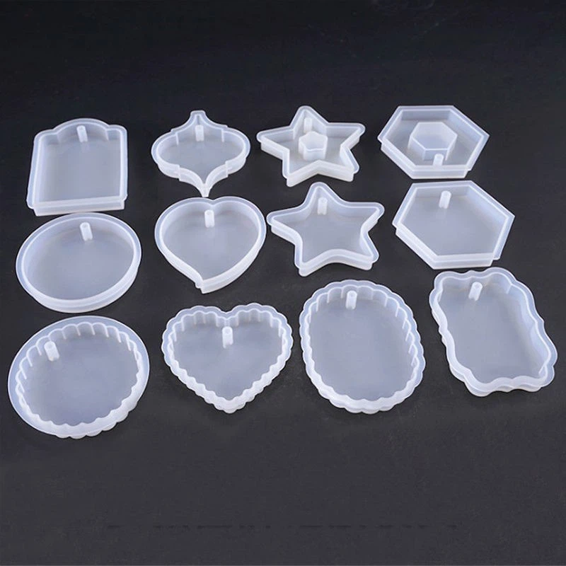 Silicone resin mold for earring 1 Silicone resin mold for earring 1