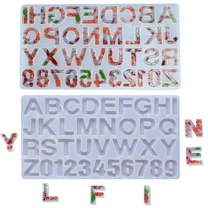 silicone letter resin mold silicone letter resin mold
