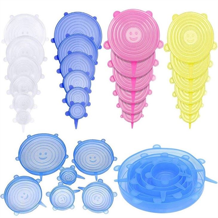 Reusable Silicone Food Lid Cover