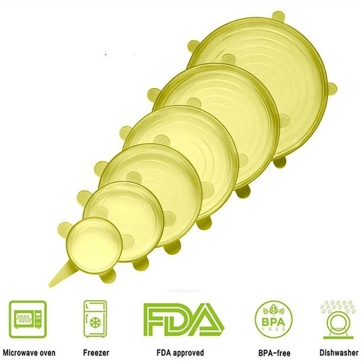 Reusable Silicone Food Lid Cover