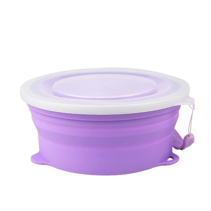 Silicone Collapsible Bowl With Lid