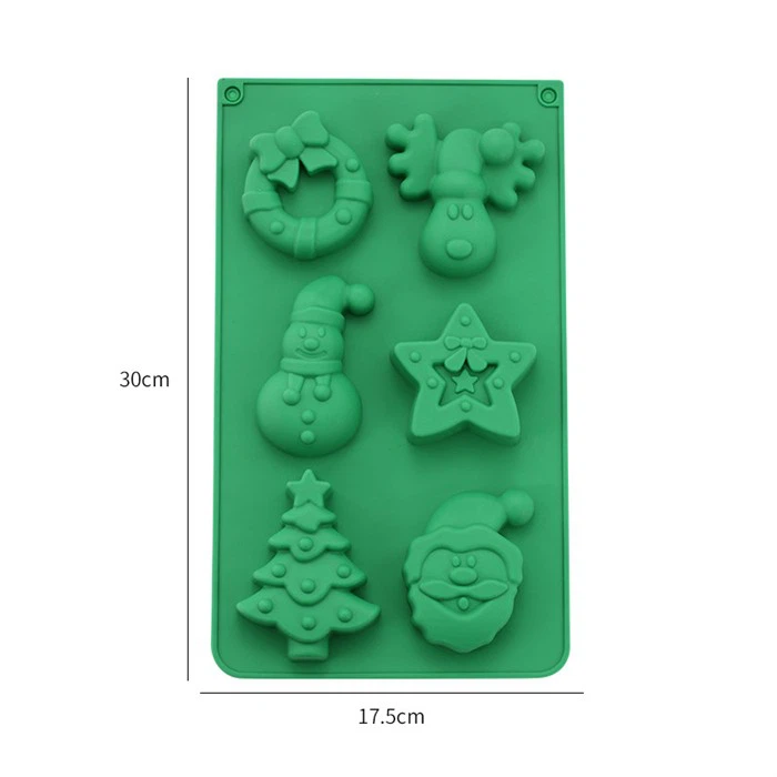 Christmas Themed Silicone Chocolate Mold