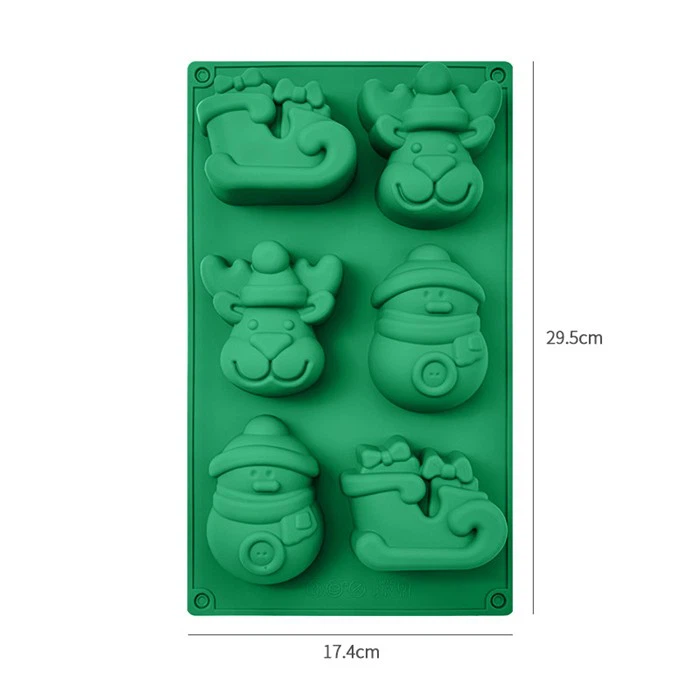 Christmas Themed Silicone Chocolate Mold