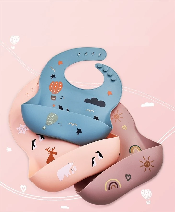 custom print silicone baby bib (5)