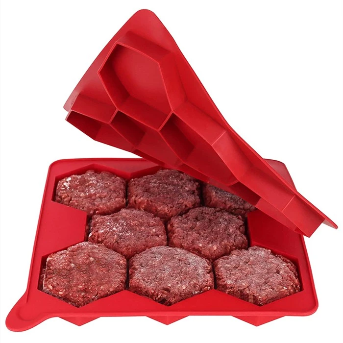 Meat Trays Silicone Burger Press Mold