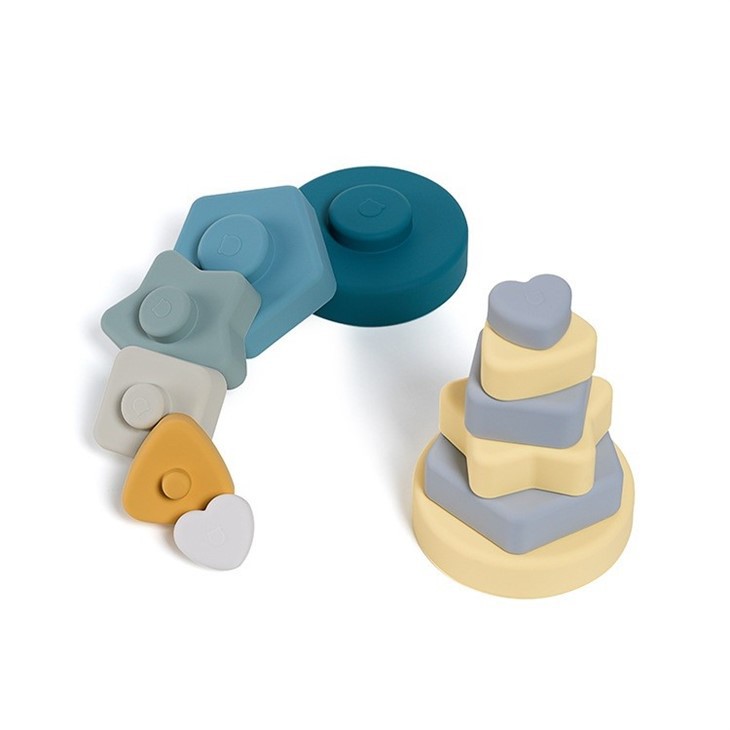 Silicone Custom Shape Baby Stacking Tower