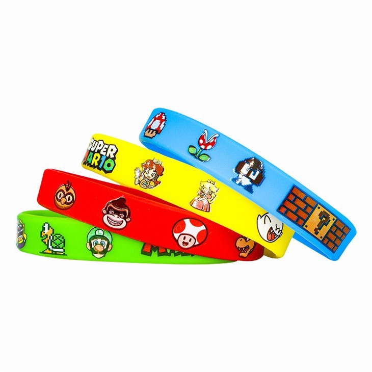 Soft Stretch Silicone Rubber Wrist Bands