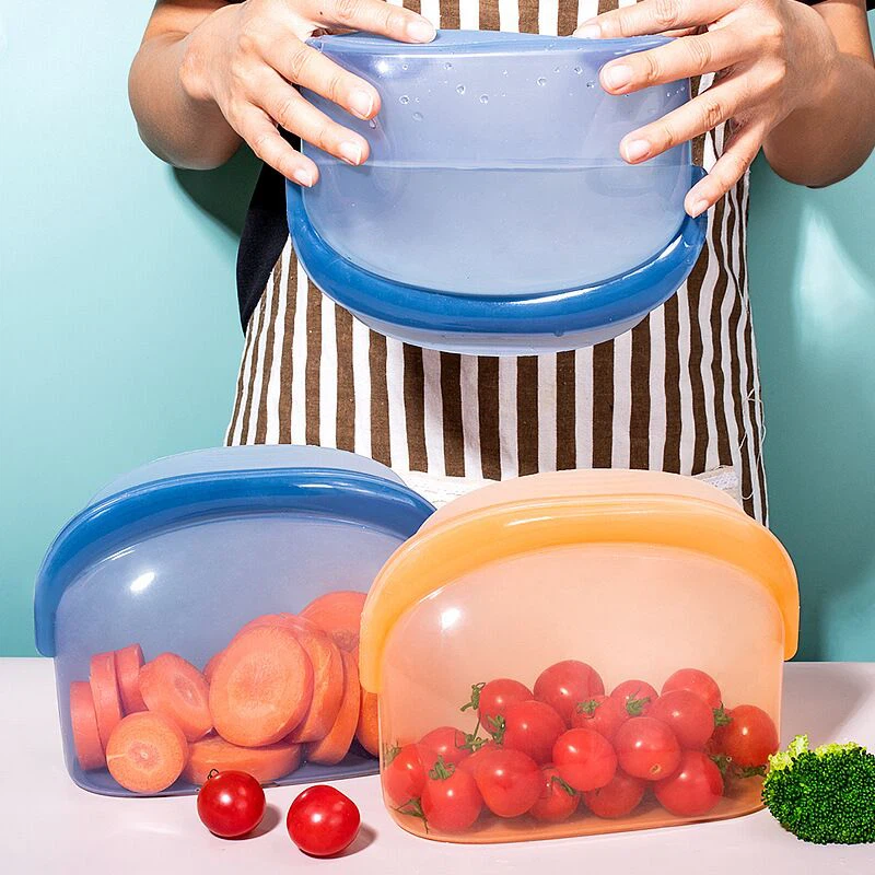 Reusable Silicone Food Bags 5 Reusable Silicone Food Bags 5